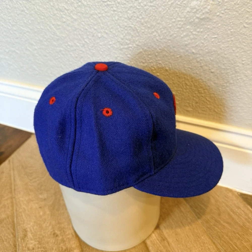 Ebbets Field Flannels Cap Hat Seattle Rainiers PCL Wool 7 1/8 Low Crown USA